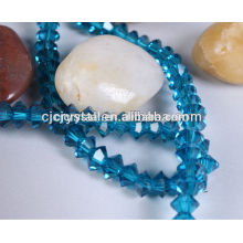 faceted bead chain flying saucer glass beads